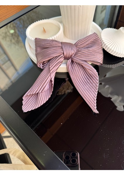 Pembe Somon Klipsli Kurdele Fiyonk Toka fiyatları