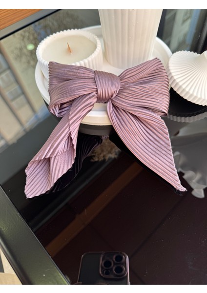 Pembe Somon Klipsli Kurdele Fiyonk Toka modelleri