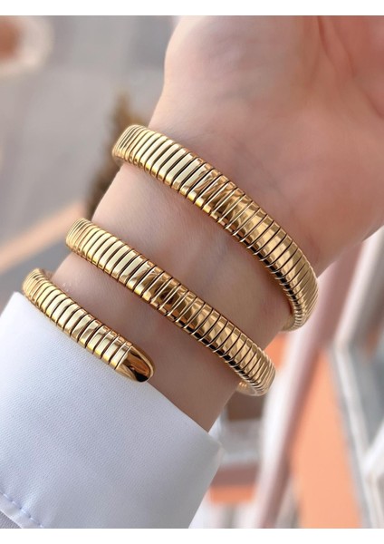 Yılan Dolamalı Çelik Kordon 2 Yıl Garantili 3 Atm Suya Dayanıklı Kadın Kol Saati C.03442.3 fiyatları