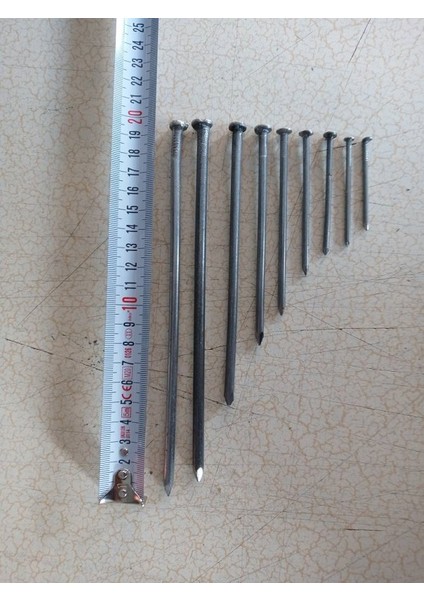 1 kg 6 Lık + 1 kg 8 Lık + 1 kg 10 Luk Inşaat Çivisi