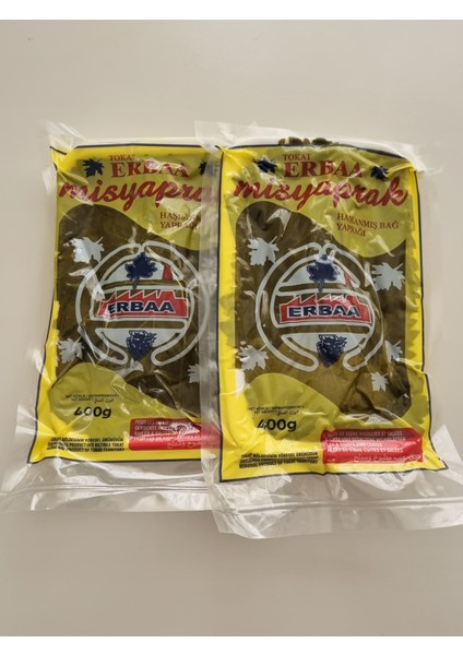 Asma Yaprağı Tokat Erbaa 400 Gram x 2