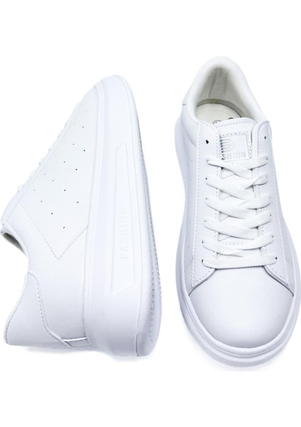 Mcqueen Sneaker Şık ve Rahat Unisex Günlük Spor Ayakkabı Beyaz fırsatları
