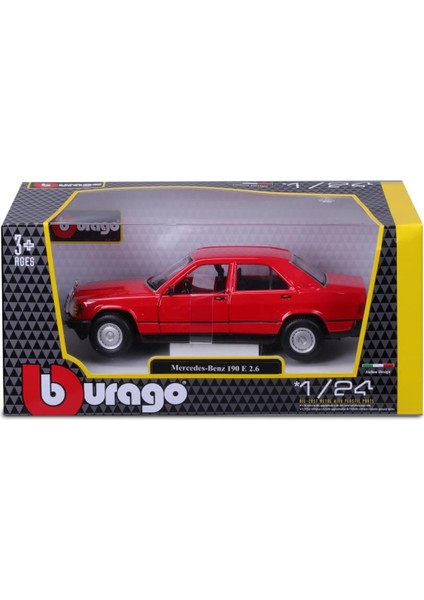 Mercedes Benz 190 E 2.6 1/24 Kırmızı Model Araba modelleri