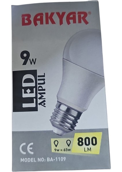 9W LED Ampül