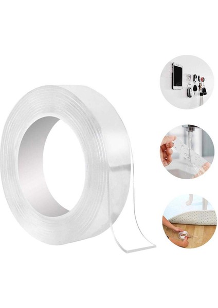 Çift Taraflı Bant 3 cm 2 Metre