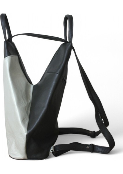 Deri Kadın Omuz ve Sırt Çantası Vazo Model Koyu Haki,krem Rengi Çntdrvzhakikrem1 modelleri