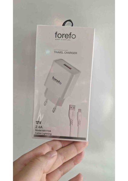 Apple iPhone Uçlu Telefon Şarj Aleti Hızlı Şarj Desteği