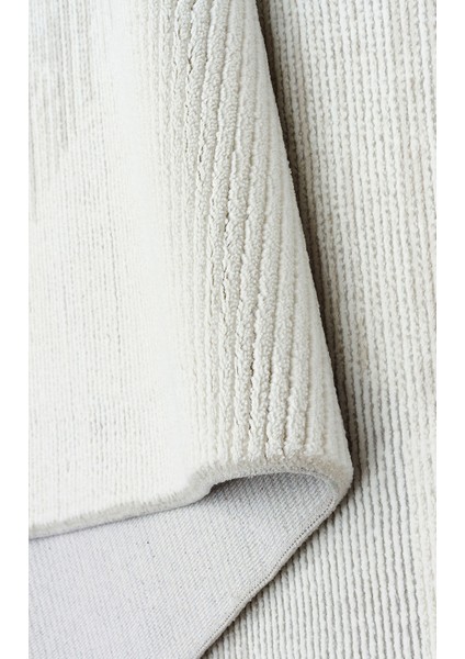 Lgs 21 Cream Beıge x w - Lagos x w - Hav Toz Vermez Eskitme Desenli Modern Makine Halısı