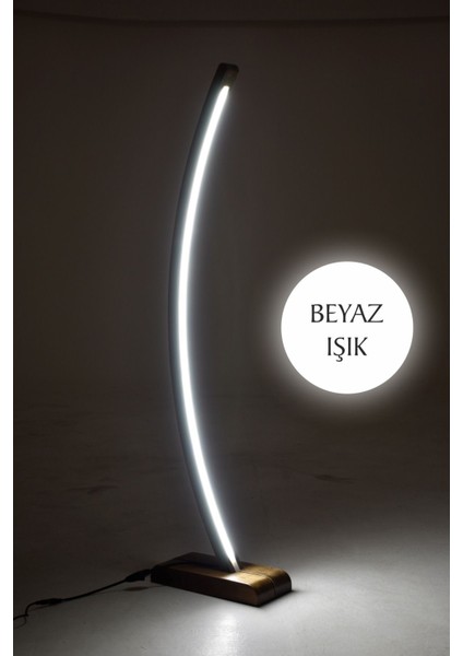 Vilinze Jedi Ahşap LED Dekoratif Ayaklı lambader