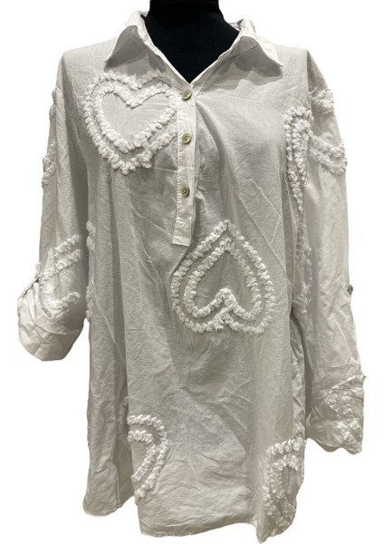 Italyan %100 Coton Kalpli Gömlek