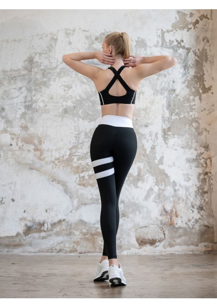 Biye Detaylı Sırtı Çapraz Askılı Spor Büstiyer ( Sporcu Sütyeni ) fırsatları