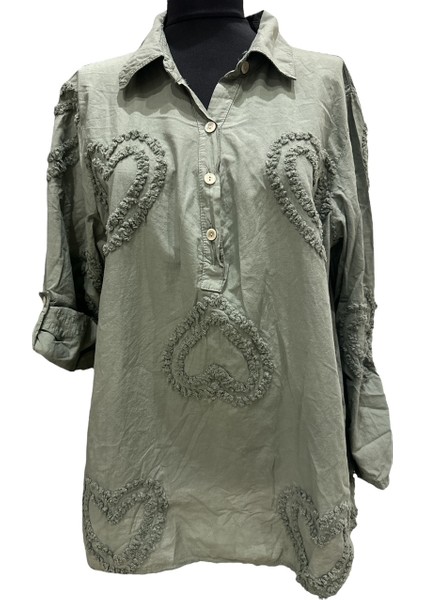 Italyan %100 Coton Kalpli Gömlek