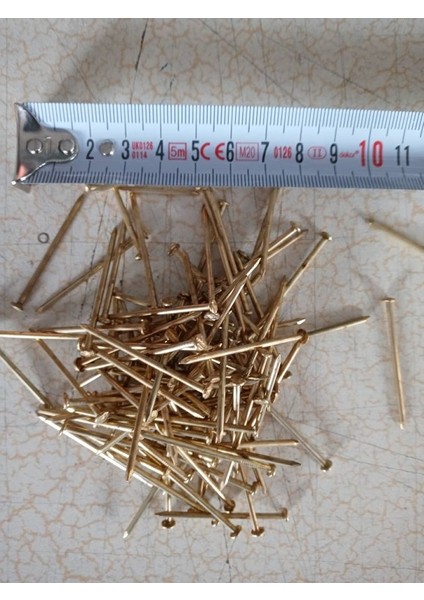 1 kg 4 cm Sarı Tel Çivi