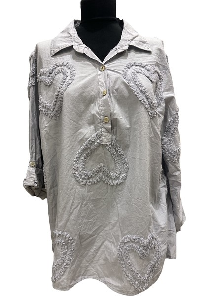 Italyan %100 Coton Kalpli Gömlek