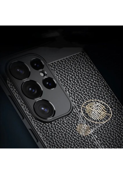 Apple iPhone Xs Max Siyah Suni Deri Focus Telefon Kılıfı