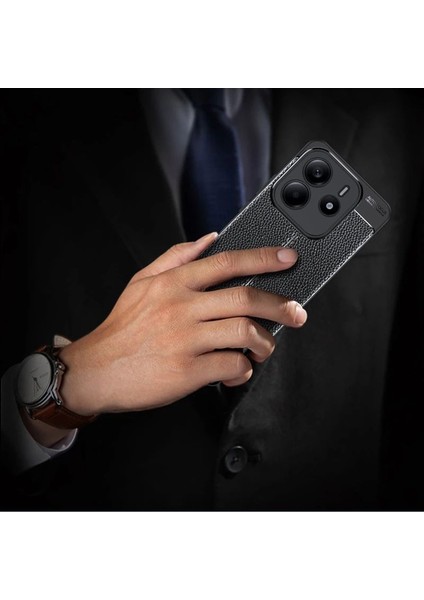 Xiaomi Mi 12 Ultra Lacivert Suni Deri Focus Telefon Kılıfı