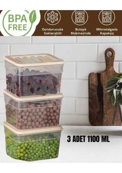 Yatay kapaklı buzdolabı düzenleyici buzluk düzenleyici buzdolabı saklama kabı 1650 ml 4 adet mikrodalga ve buzluk için uygundur