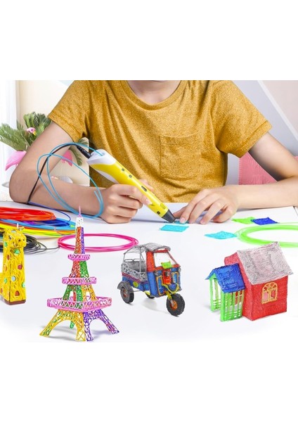 3D Kalem Yazıcı Için 150METRE, 15 Renk (15 x 10 Metre) Pla Filament fiyatları
