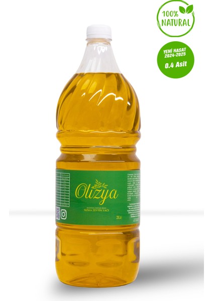 Doğal 2 Litre Zeytinyağı – Ayvalık Zeytinyağı, Soğuk Sıkım, Extra Virgin, Bebekler Için Uygun