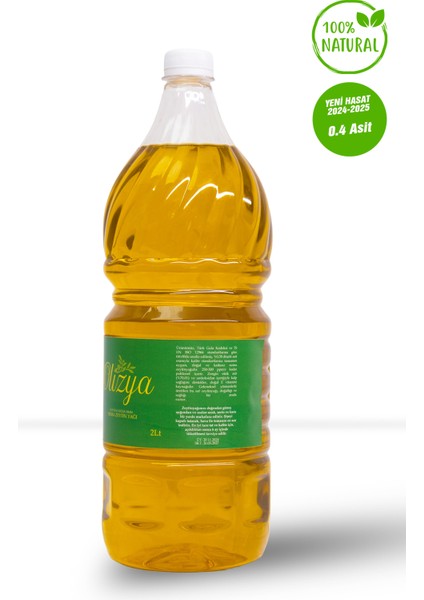 Doğal 2 Litre Zeytinyağı – Ayvalık Zeytinyağı, Soğuk Sıkım, Extra Virgin, Bebekler Için Uygun