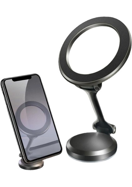 Tüm Telefonlarla Uyumlu Manyetik Araç Telefonu Tutacağı Katlanır 360 Derece Dönen Telefon Standı-Findit fiyatları