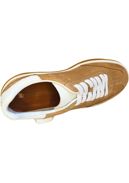 Kadın Doğal Deri El Yapımı Günlük Sneakers Ayakkabı 25NW1404 fırsatları