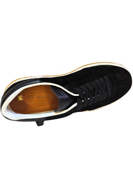 Kadın Doğal Deri El Yapımı Günlük Sneakers Ayakkabı 25NW1404 fırsatları