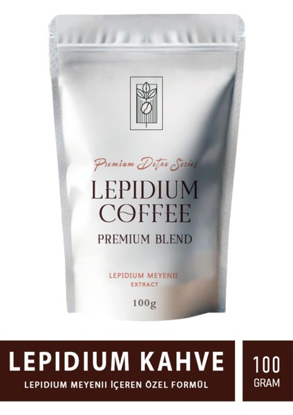 Premium Detox Series Lepidium Coffee 100G, Lepidium Içerikli Özel Formül