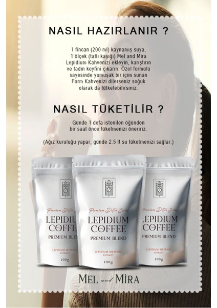 Premium Detox Series Lepidium Coffee 100G, Lepidium Içerikli Özel Formül