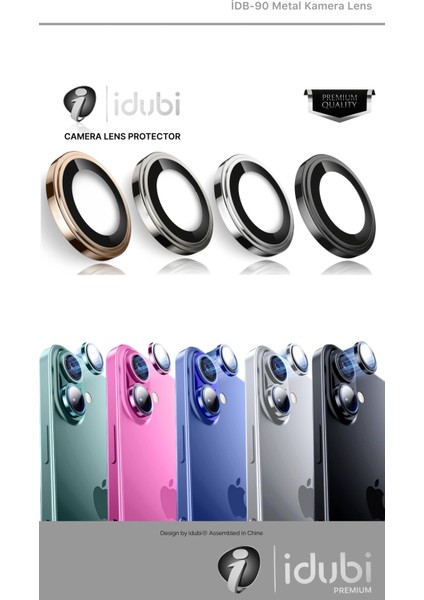 Apple Iphone 13 / Iphone 13 Mini Uyumlu Premium Safir Anti-Reflective Kamera Lens Koruyucu indirimleri