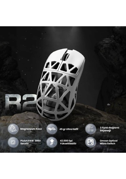 Attack Shark R2 Magnezyum Mouse 8k Hz