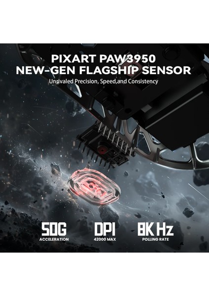 Attack Shark R2 Magnezyum Mouse 8k Hz