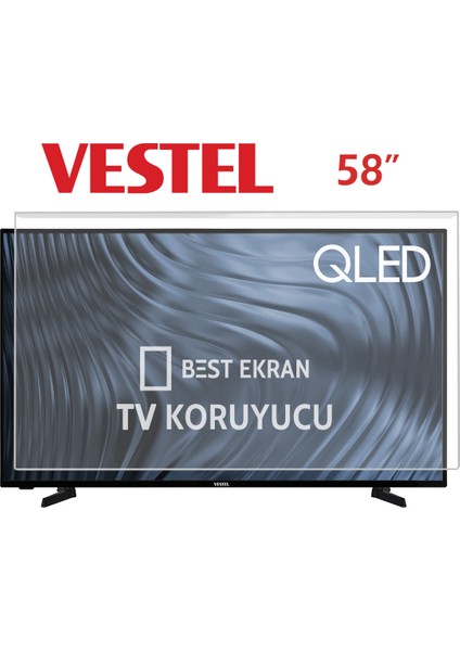 Vestel 58" Inç 147 Ekran KIRILMAZ Tv Ekran Koruyucu Paneli fiyatları