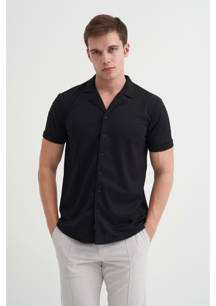Caz 2016 K.kol Gömlek - Cazador - Siyah - M
