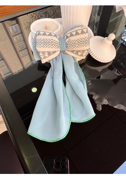 Mavi Klipsli Kurdele Fiyonk Toka