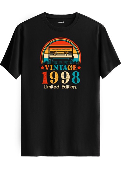 Vintage T-Shirt - Mixtape 1998 - Doğum Günü Hediyesi