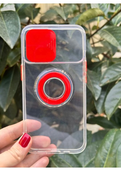 iPhone 13 Pro Şeffaf Ve Kırmızı Detaylı Silikon Kılıf fiyatları