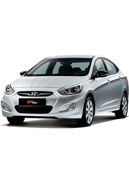 Hyundaı Accent Blue 11- / I30 12-17 Sinyalli Yarasa Ayna Kapağı P.black