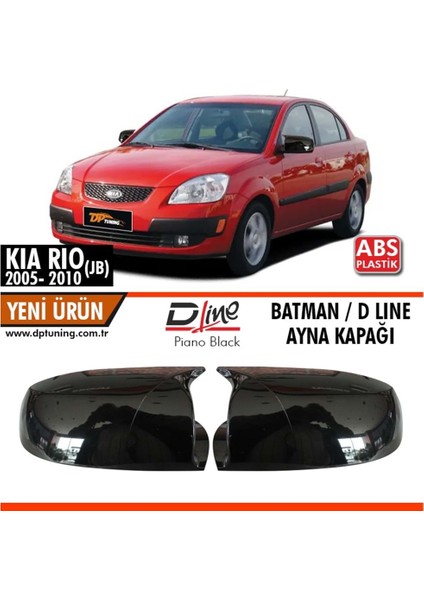 Kıa Rıo 06-12 Yarasa Ayna Kapağı P.black