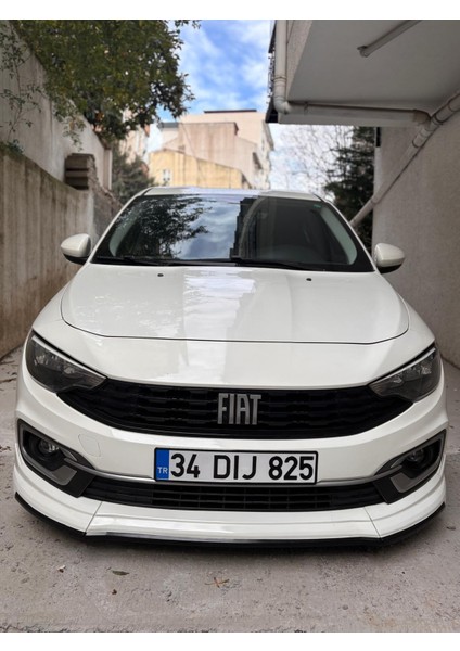 Fiat Egea Yeni Kasa Ön Tampon Eki 2021-2025 Plastik (Boyasız) Ön Lip
