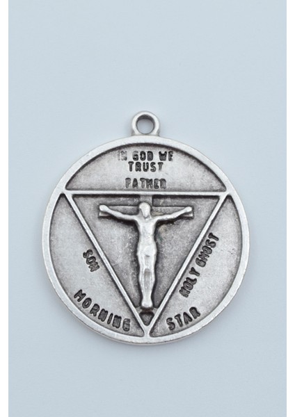 Pagan - Keçi Şeytan - Hz. İsa Gümüş Kaplama Kolye Ucu