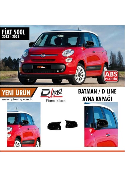 Fıat 500L 14-18 Yarasa Ayna Kapağı P.black
