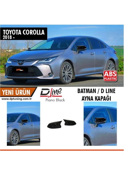 Toyota Corolla 2019- Yarasa Ayna Kapağı P.black