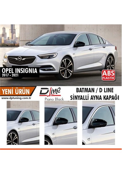 Opel Insıgnıa 17-21 Yarasa Ayna Kapağı P.black