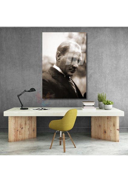 Atatürk Portresi Ev Ofis Tablosu Cam Atatürk Tablosu Ofis Hediyesi