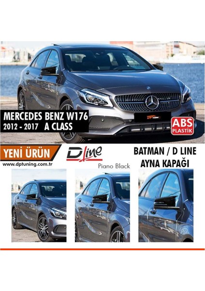 Mercedes W176 12-18/C117 W117 13-18/W221 05-13/W246 11-/W204 07-14/W212 09-16 Yarasa Ayna Kapağı
