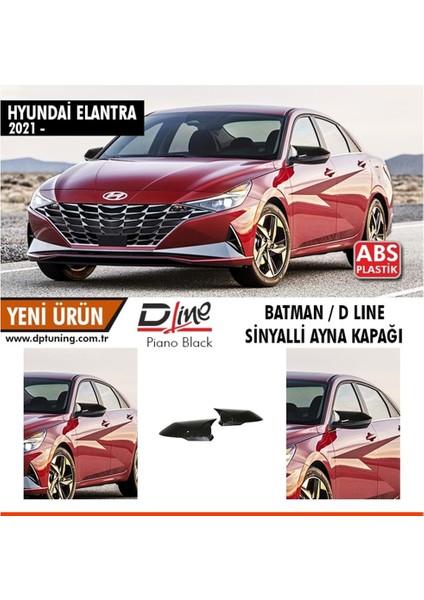 Hyundaı Elantra 2021- Sinyalli Yarasa Ayna Kapağı