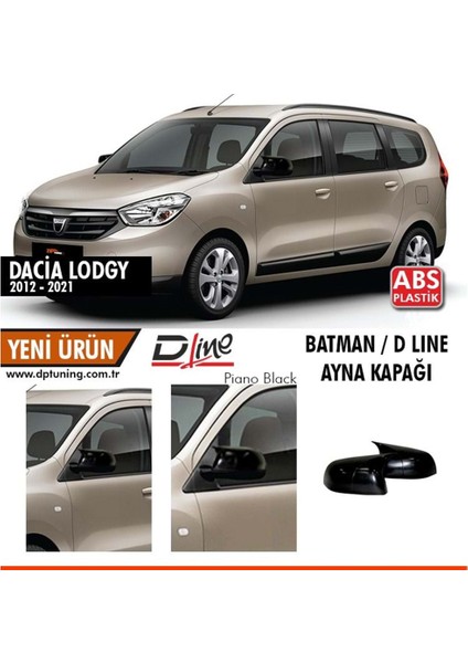 Dacıa Lodgy 12-21 Yarasa Ayna Kapağı P.black