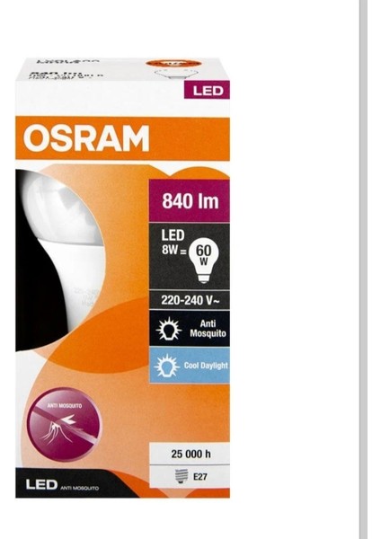 8W Sinek Kovucu LED Ampul