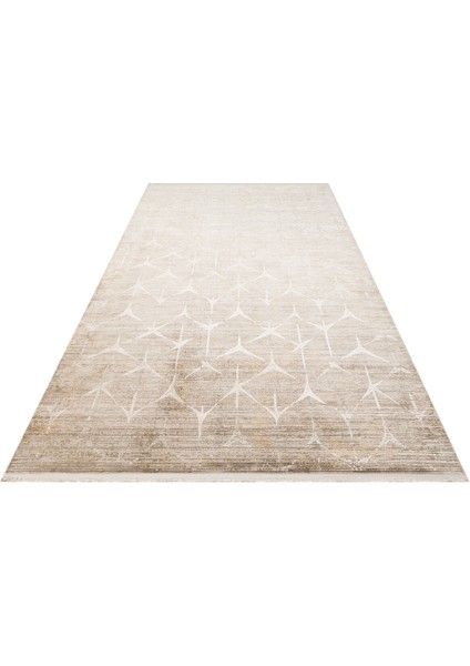 VRD 06 LATTE BEIGE - VERONA DYED - Overdyed Yumuşak İpeksi Tuşeli Yüksek Alçak Oymalı